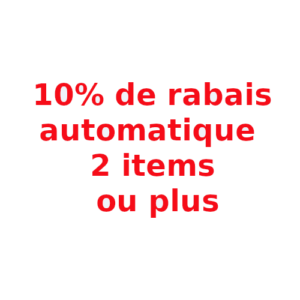 10% sur 2 items et plus